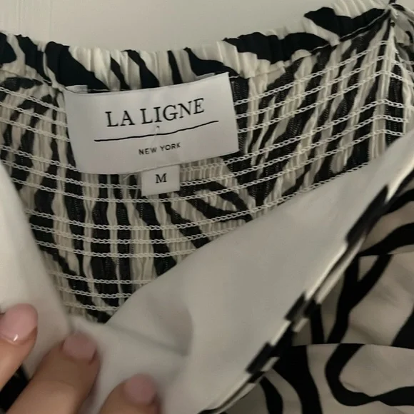 La Ligne Sofia dress in zebra print size medium - Picture 3 of 12